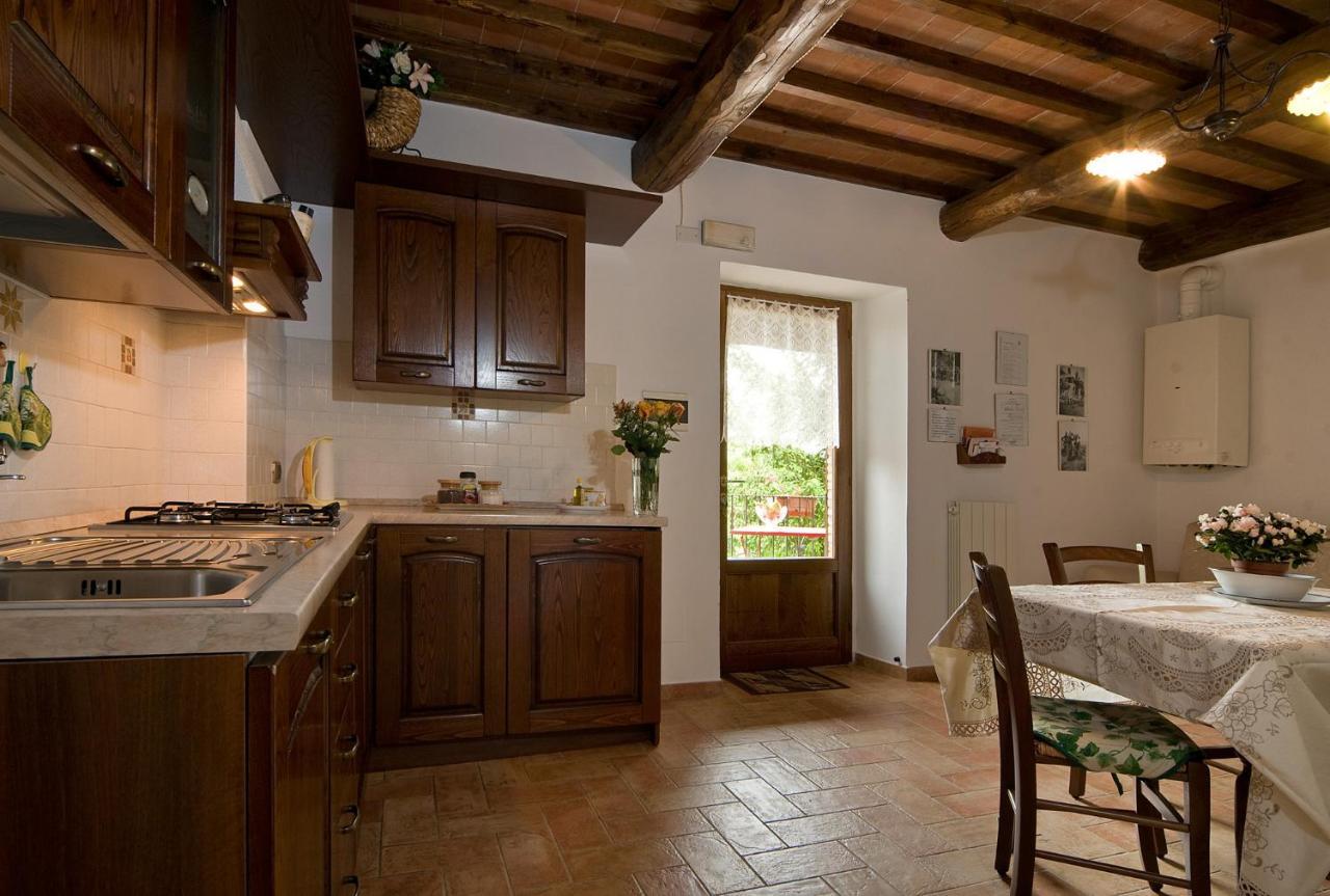 Agriturismo Fontesettimena Appartamento Rondine- Appartamento Capriolo Volterra Extérieur photo